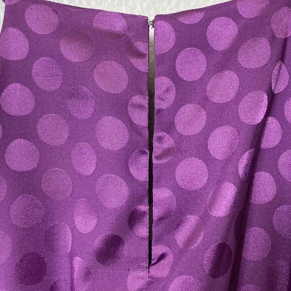Adelyn Rae Purple Polka Dot Women's XS Blo… - Picture 2 of 4